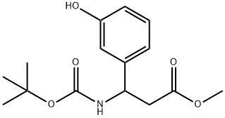 Methyl 3-(boc-amino)-3-(3-hydroxyphenyl)propanoate