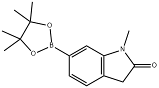 1-methyl-6-(tetramethyl-1,3,2-dioxaborolan-2-yl)-2,3-dihydro-1H-indol-2-one