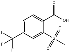 2-(Methylsulfonyl)-4-(trifluoromethyl)benzoic acid