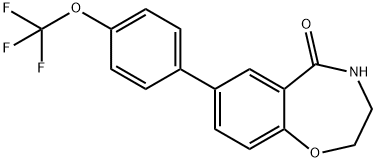 7-[4-(trifluoromethoxy)phenyl]-2,3,4,5-tetrahydro-1,4-benzoxazepin-5-one