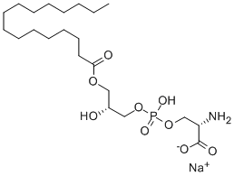 1-palmitoyl-2-hydroxy-sn-glycero-3-phospho-L-serine (sodium salt)