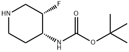 tert-butyl N-[(3S,4R)-3-fluoropiperidin-4-yl]carbamate