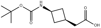 2-[cis-3-{[(tert-butoxy)carbonyl]amino}cyclobutyl]acetic acid