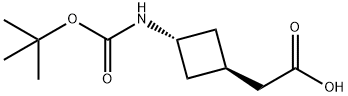 cyclobutaneacetic acid, 3-[[(1,1-dimethylethoxy)carbonyl]amino]-, trans-