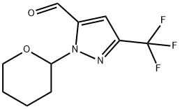 1-(Oxan-2-yl)-3-(trifluoromethyl)pyrazole-5-carboxaldehyde