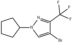 4-Bromo-1-cyclopentyl-3-(trifluoromethyl)-1H-pyrazole