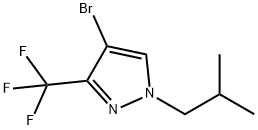 4-Bromo-1-isobutyl-3-(trifluoromethyl)-1H-pyrazole