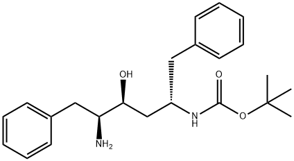 tert-Butyl ((2S,4S,5S)-5-amino-4-hydroxy-1,6-diphenylhexan-2-yl)carbamate