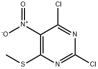 2,4-dichloro-6-(methylsulfanyl)-5-nitropyrimidine
