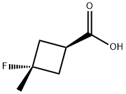 cis-3-fluoro-3-methylcyclobutane-1-carboxylic acid