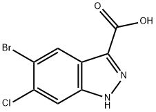 5-bromo-6-chloro-1H-indazole-3-carboxylic acid