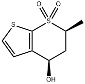 (4R,6S)-5,6-Dihydro-4-hydroxy-6-methylthieno[2,3-b]thiopyran-7,7-dioxide