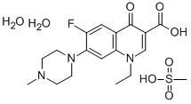 Pefloxacin mesylate dihydrate