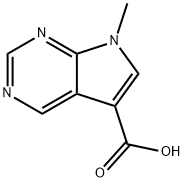 7-methyl-7H-pyrrolo[2,3-d]pyrimidine-5-carboxylic acid