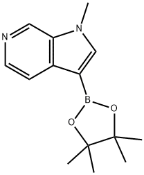 1-methyl-3-(tetramethyl-1,3,2-dioxaborolan-2-yl)-1H-pyrrolo[2,3-c]pyridine