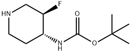 tert-butyl N-[(3R,4R)-3-fluoropiperidin-4-yl]carbamate