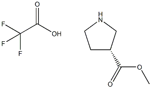 methyl (3R)-pyrrolidine-3-carboxylate trifluoroacetate