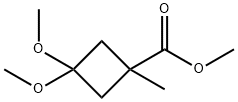 methyl 3,3-dimethoxy-1-methylcyclobutane-1-carboxylate