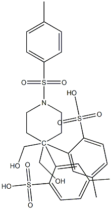 [1-(4-methylbenzenesulfonyl)-4-{[(4-methylbenzenesulfonyl)oxy]methyl}piperidin-4-yl]methyl 4-methylbenzene-1-sulfonate