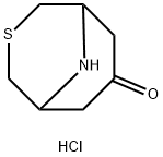 3-thia-9-azabicyclo[3.3.1]nonan-7-one hydrochloride