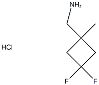3,3-Difluoro-1-methylcyclobutane-1-methamine hydrochloride