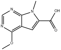4-methoxy-7-methyl-7H-pyrrolo[2,3-d]pyrimidine-6-carboxylic acid