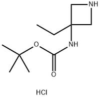 tert-butyl N-(3-ethylazetidin-3-yl)carbamate hydrochloride