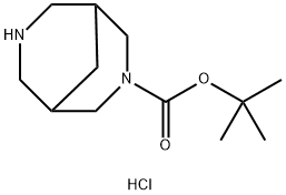 3,7-diazabicyclo[3.3.1]nonane-3-carboxylic acid, 1,1-dimethylethyl ester, hydrochloride