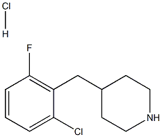 4-[(2-chloro-6-fluorophenyl)methyl]piperidine hydrochloride