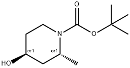 (trans)-tert-butyl 4-hydroxy-2-methylpiperidine-1-carboxylate