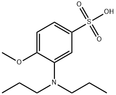 3-(Dipropylamino)-4-methoxybenzenesulfonic acid