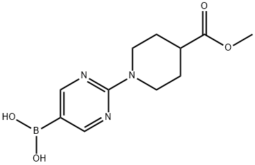 (2-(4-(Methoxycarbonyl)piperidin-1-yl)pyrimidin-5-yl)boronic acid