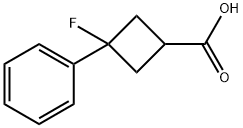 3-fluoro-3-phenylcyclobutane-1-carboxylic acid