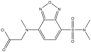 DBD-COCl [=4-(N,N-Dimethylaminosulfonyl)-7-(N-chloroformylmethyl-N-methylamino)-2,1,3-benzoxadiazole] [for HPLC Labeling]