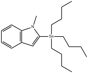 N-Methyl-2-(tributylstannyl)indole