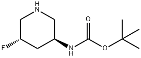 tert-butyl N-[(3S,5S)-5-fluoropiperidin-3-yl]carbamate