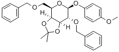 4-Methoxyphenyl 2,6-Di-O-benzyl-3,4-O-isopropylidene-β-D-galactopyranoside