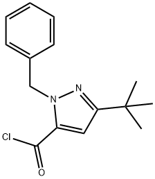 1-Benzyl-3-tert-butyl-1H-pyrazole-5-carbonyl chloride