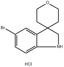 5-bromo-1,2-dihydrospiro[indole-3,4'-oxane] hydrochloride