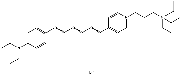 NeurotransRed C₂ [N-(3-Triethylammoniumpropyl)-4-(6-(4-Diethylamino)phenyl)hexatrienyl)Pyridinium Dibromide], FM® 4-64 is TM of Molecular Probes