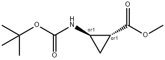 trans-cyclopropanecarboxylic acid, 2-[[(1,1-dimethylethoxy)carbonyl]amino]-, methyl ester,