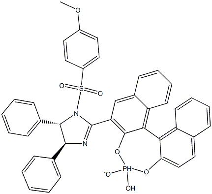 (S)-3-[1-(4-Methoxybenzenesulfonyl)-(4S,5S)-4,5-diphenyl-4,5-dihydro-1H-imidazol-2-yl]-1,1'-binaphthalene-2,2'-diyl Hydrogen Phosphate