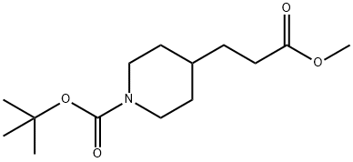 Methyl n-boc-4-piperidinepropionate