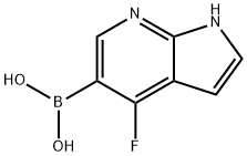 {4-fluoro-1H-pyrrolo[2,3-b]pyridin-5-yl}boronic acid