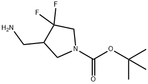 tert-butyl 4-(aminomethyl)-3,3-difluoropyrrolidine-1-carboxylate