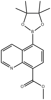 Methyl 5-(4,4,5,5-tetramethyl-1,3,2-dioxaborolan-2-yl)quinoline-8-carboxylate