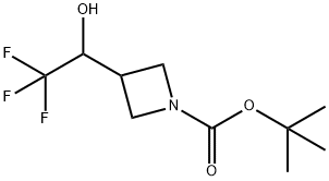 tert-butyl 3-(2,2,2-trifluoro-1-hydroxyethyl)azetidine-1-carboxylate