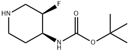 tert-butyl N-[(3R,4S)-3-fluoropiperidin-4-yl]carbamate