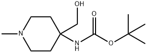 tert-butyl N-[4-(hydroxymethyl)-1-methylpiperidin-4-yl]carbamate