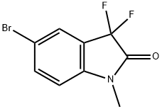 5-bromo-3,3-difluoro-1-methyl-2,3-dihydro-1H-indol-2-one